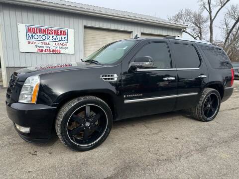 2008 Cadillac Escalade for sale at HOLLINGSHEAD MOTOR SALES in Cambridge OH