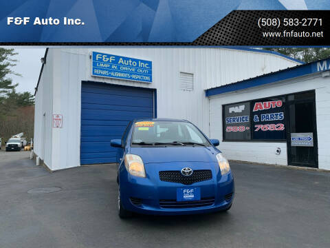 2008 Toyota Yaris for sale at F&F Auto Inc. in West Bridgewater MA