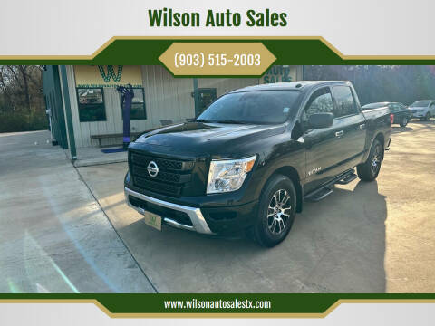 2021 Nissan Titan for sale at Wilson Auto Sales in Chandler TX