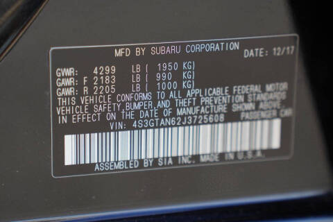 2018 Subaru Impreza Limited