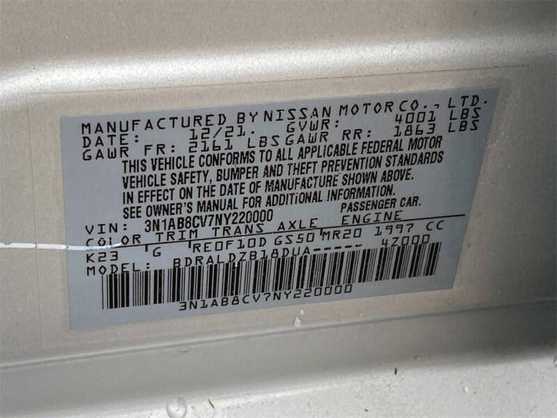 2022 Nissan Sentra SV