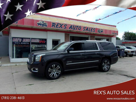 2018 GMC Yukon XL for sale at Rex's Auto Sales in Junction City KS