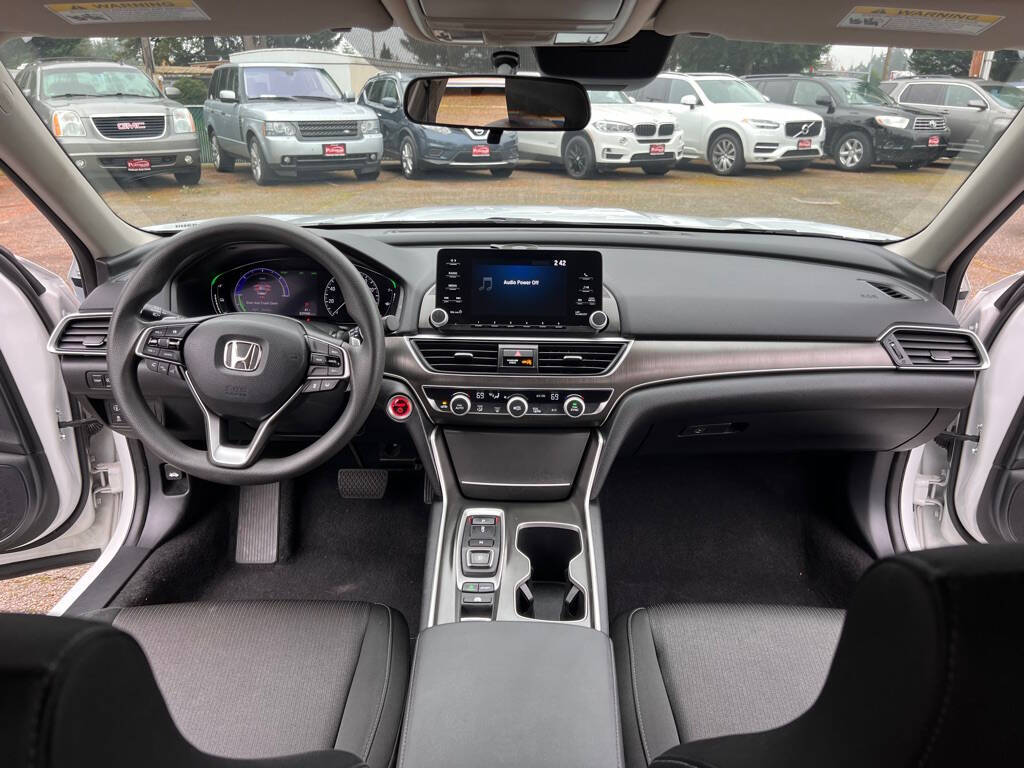 2020 Honda Accord Hybrid for sale at PLATINUM AUTO SALES INC in Lacey, WA