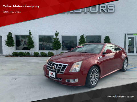 2014 Cadillac CTS for sale at Value Motors Company in Marrero LA