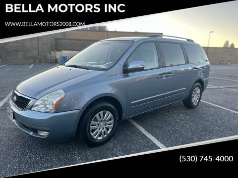 2014 Kia Sedona for sale at BELLA MOTORS INC in Auburn CA