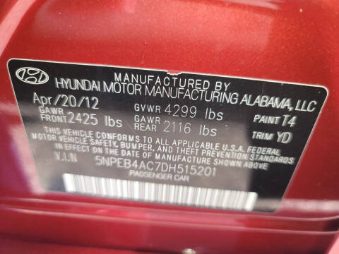 2013 Hyundai Sonata GLS