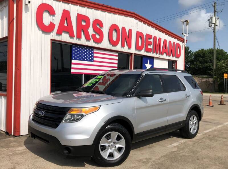 2013 Ford Explorer for sale at Cars On Demand 3 in Pasadena TX
