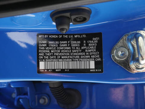 2021 Honda Civic Type R Touring