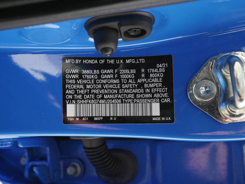 2021 Honda Civic Type R Touring