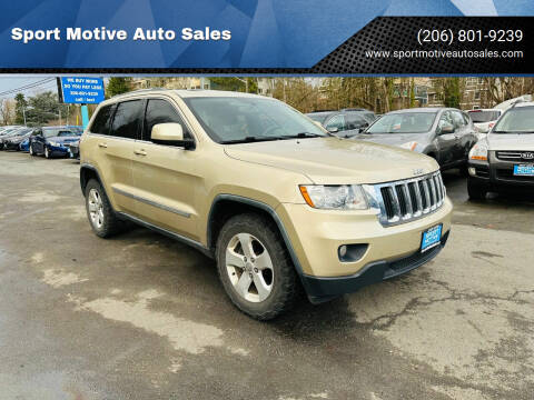 2011 Jeep Grand Cherokee for sale at Sport Motive Auto Sales in Seattle WA