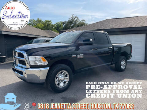 2017 RAM Ram Pickup 2500 for sale at Auto Selection Inc. in Houston TX