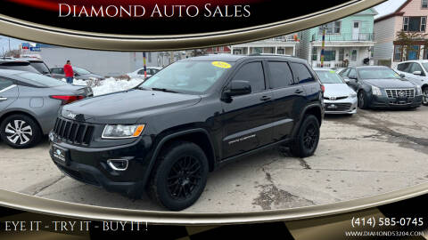2015 Jeep Grand Cherokee for sale at DIAMOND AUTO SALES LLC in Milwaukee WI