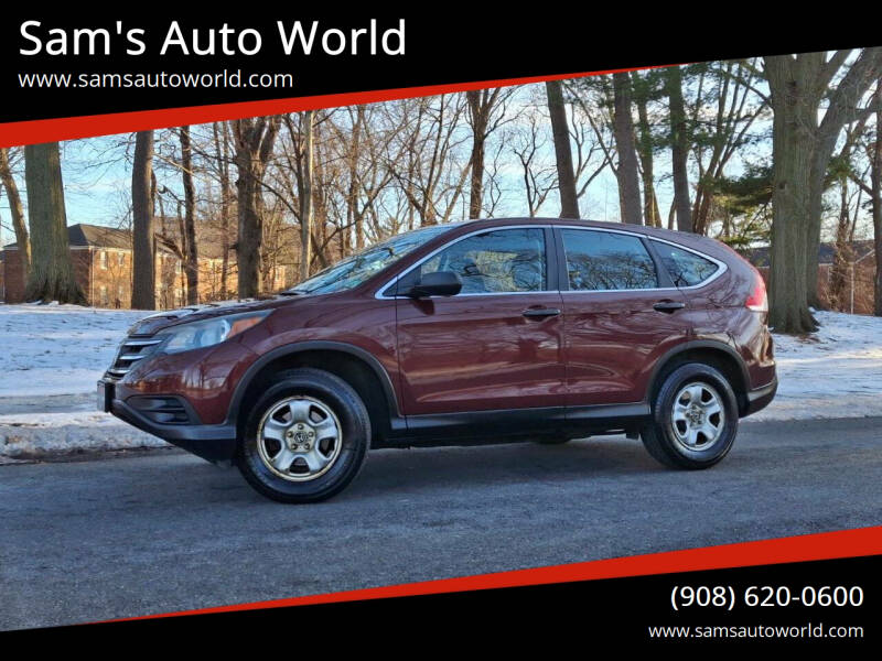 2013 Honda CR-V for sale at Sam's Auto World in Roselle NJ