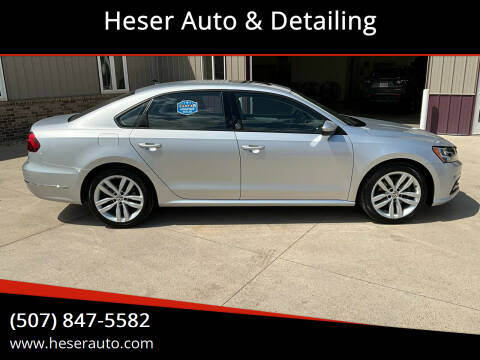 2019 Volkswagen Passat for sale at Heser Auto & Detailing in Jackson MN
