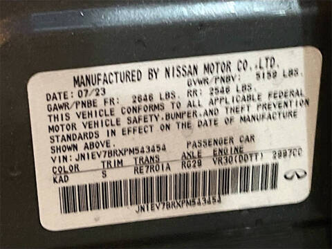 2023 Infiniti Q50 Luxe