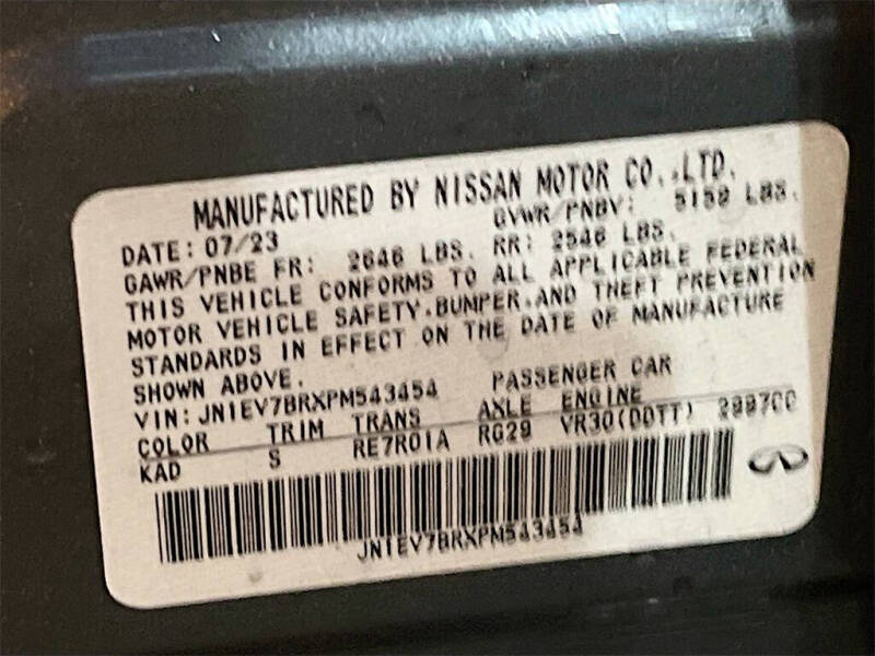 2023 Infiniti Q50 Luxe