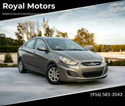 2013 Hyundai Accent for sale at Royal Motors in Rocklin CA