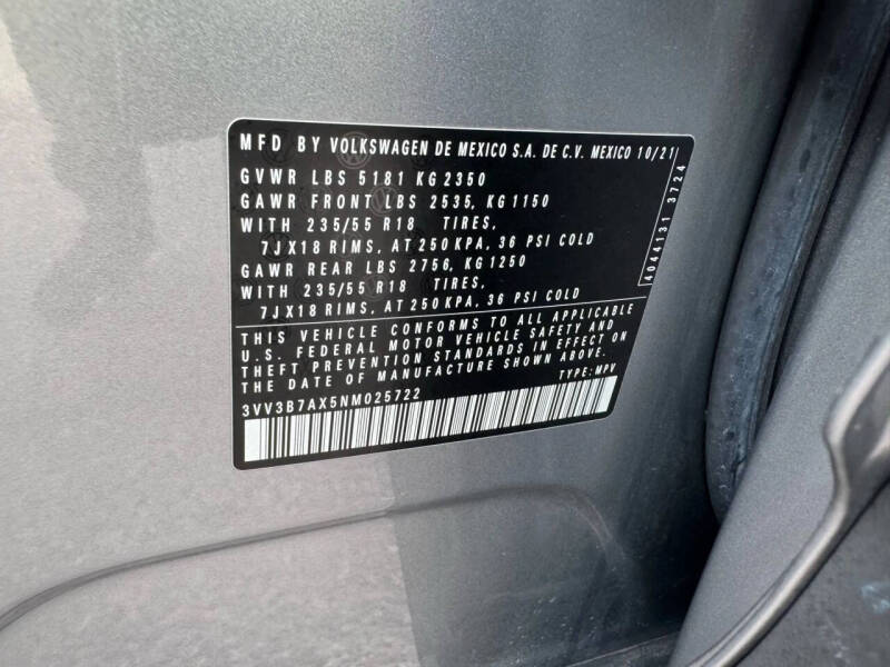 2022 Volkswagen Tiguan SE