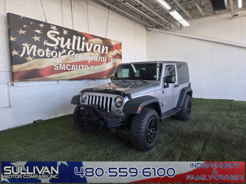 2014 Jeep Wrangler for sale at SULLIVAN MOTOR COMPANY INC. in Mesa AZ