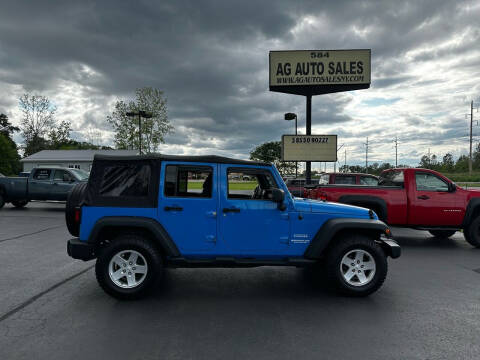 2012 Jeep Wrangler Unlimited for sale at AG Auto Sales in Ontario NY