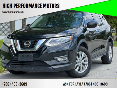 2019 Nissan Rogue for sale at HIGH PERFORMANCE MOTORS in Hollywood FL
