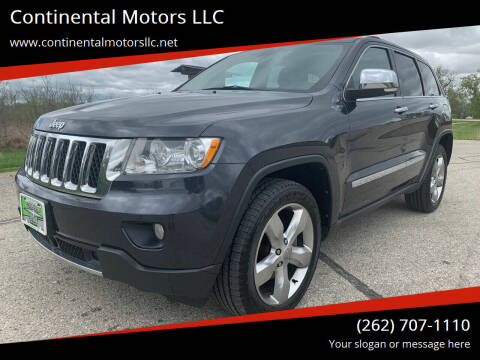 2012 Jeep Grand Cherokee for sale at Continental Motors LLC in Hartford WI
