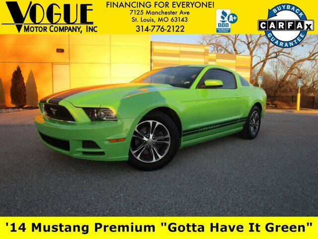 2014 Ford Mustang for sale at Vogue Motor Company Inc in Saint Louis MO