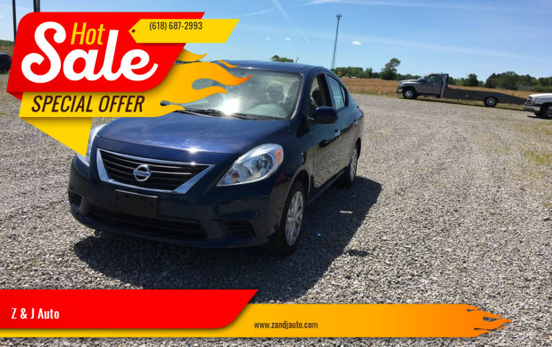 2014 Nissan Versa for sale at Z & J Auto in Murphysboro IL