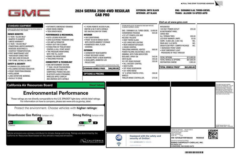 2024 GMC Sierra 2500HD Pro