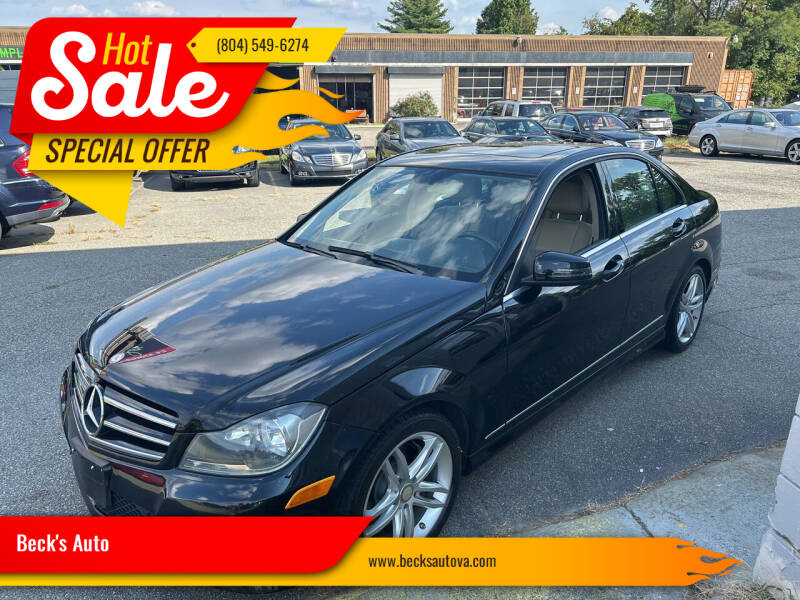 2014 Mercedes-Benz C-Class for sale at Beck's Auto in Chesterfield VA