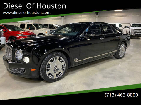2012 Bentley Mulsanne for sale at Diesel Of Houston in Houston TX