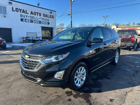 2020 Chevrolet Equinox for sale at Loyal Auto Sales in Pontiac MI