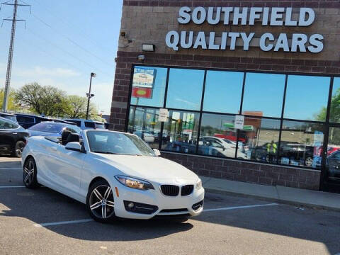 2017 BMW 2 Series for sale at SOUTHFIELD QUALITY CARS in Detroit MI