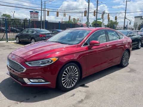 2017 Ford Fusion for sale at SKYLINE AUTO in Detroit MI
