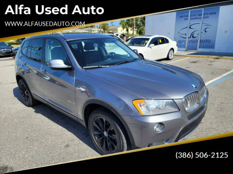 2014 BMW X3 for sale at Alfa Used Auto in Holly Hill FL