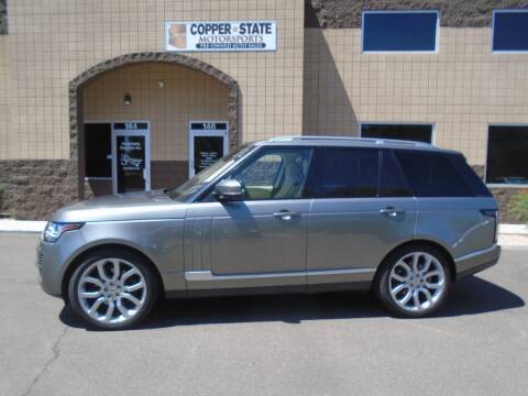 2017 Land Rover Range Rover for sale at COPPER STATE MOTORSPORTS in Phoenix AZ