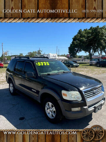 2006 Ford Explorer for sale at GOLDEN GATE AUTOMOTIVE,LLC in Zephyrhills FL