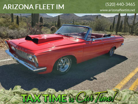 1963 Plymouth Sports Fury for sale at ARIZONA FLEET IM in Tucson AZ
