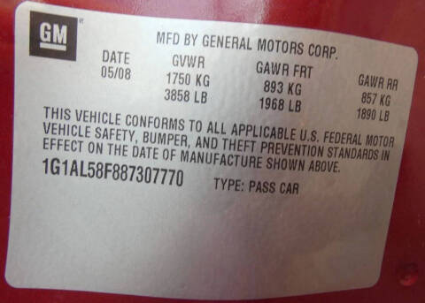 2008 Chevrolet Cobalt LT