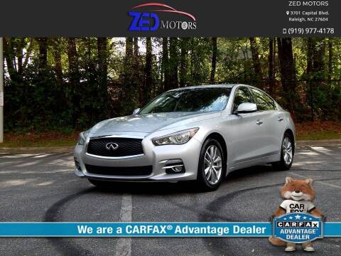 2014 Infiniti Q50 for sale at Zed Motors in Raleigh NC
