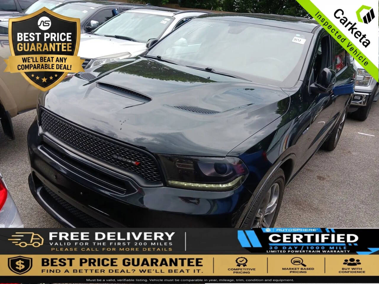 Black 2020 Dodge Durango R/T AWD R/T 4dr SUV 1