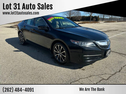 2015 Acura TLX for sale at Lot 31 Auto Sales in Kenosha WI