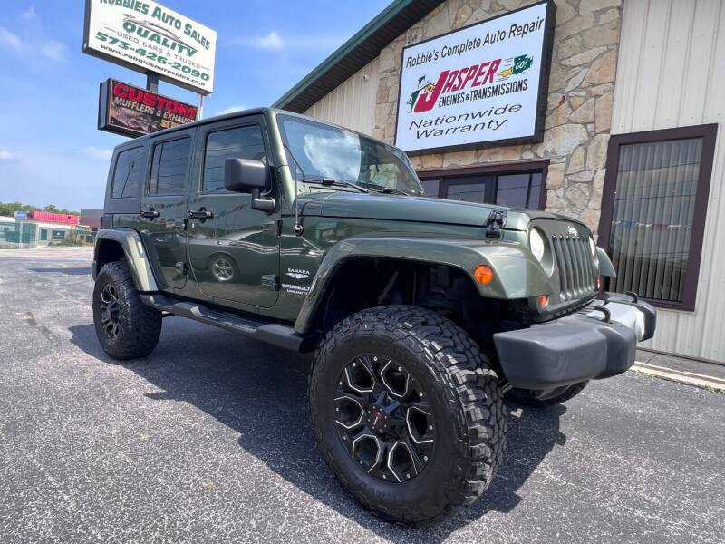 2008 Jeep Wrangler Unlimited for sale at Robbie's Auto Sales and Complete Auto Repair in Rolla MO