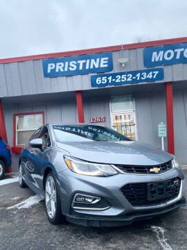 2018 Chevrolet Cruze for sale at Pristine Motors in Saint Paul MN