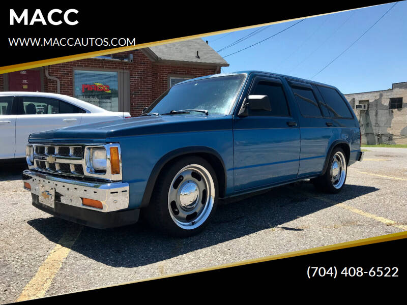 1994 Chevrolet S-10 Blazer for sale at MACC in Gastonia NC