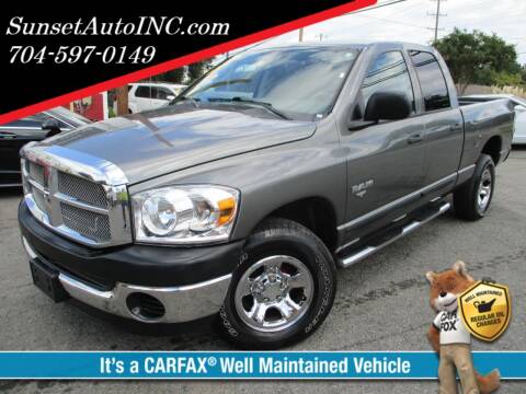 2008 Dodge Ram Pickup 1500 for sale at Sunset Auto in Charlotte NC