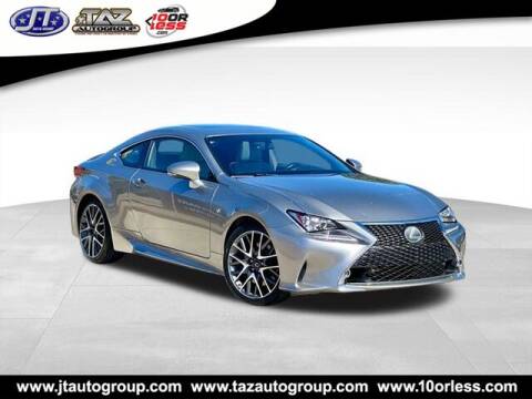 2016 Lexus RC 350 for sale at J T Auto Group in Sanford NC