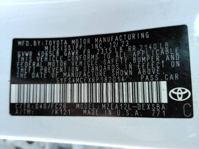 2024 Toyota Corolla SE