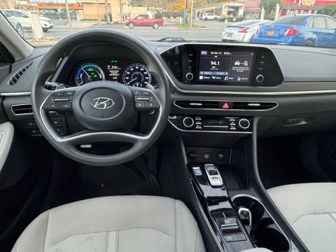 2021 Hyundai Sonata Hybrid Blue