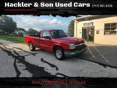 2005 Chevrolet Silverado 1500 for sale at Hackler & Son Used Cars in Red Lion PA